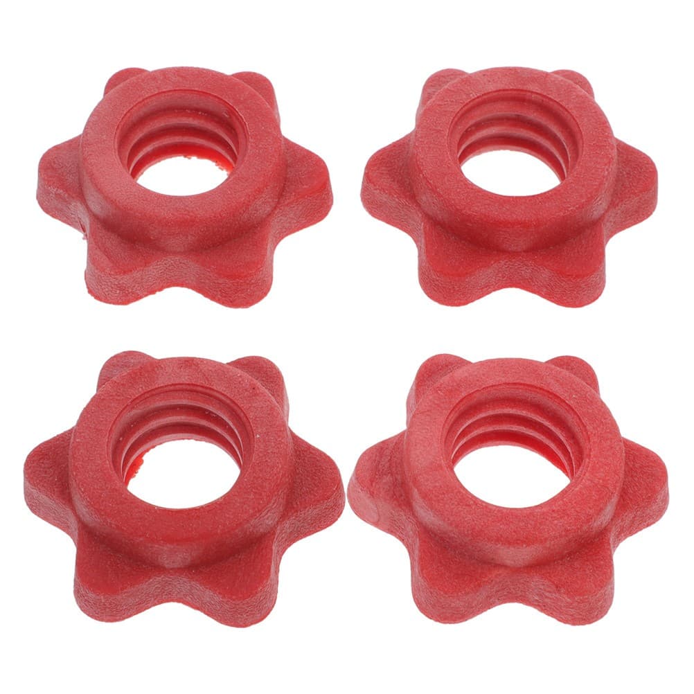 4pcs Barbell Self-locking Nut Anti Skid Barbell Nut Self-locking Security Nut
