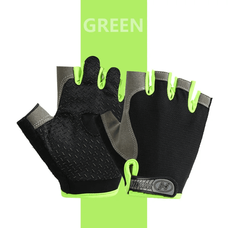 Professional Gym Fitness Breathable Anti-Slip Women Men Half Finger Summer Fishi