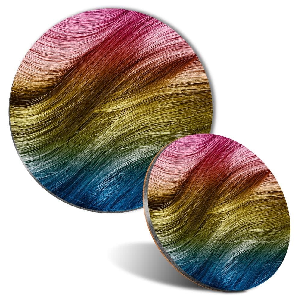 Mouse Mat and Coaster Set Hair Colour Stylist Hairdresser #51120