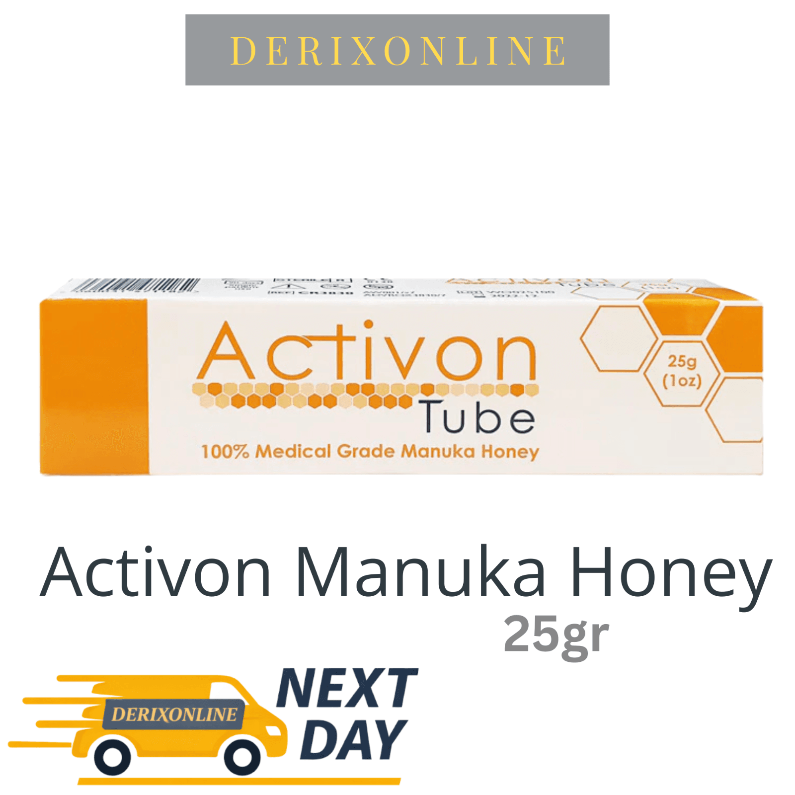Activon Tube Medical Manuka Honey | Wounds and Burns 25g - FREE NEXT DAY TRACKED