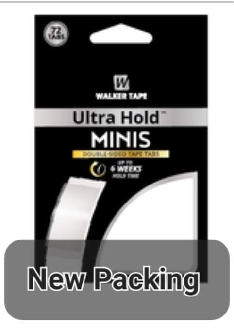Walker Tape Ultra Hold  Mini Adhesive Tabs Strips Up To 6 Weeks Hold 72 Pcs New