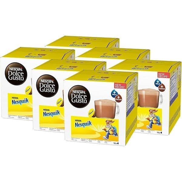 New Nescafe Dolce Gusto Nesquik  ( 6 pack x 16 capsules ) NEW