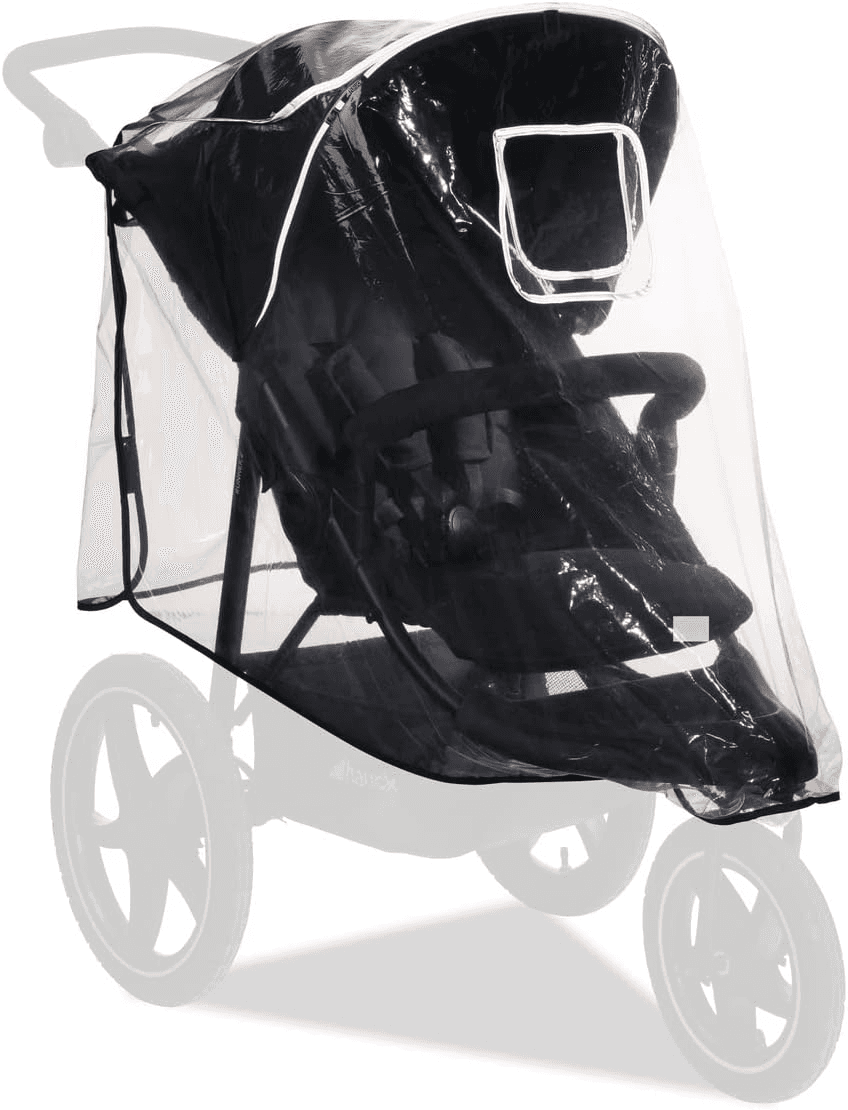 Universal 3 Wheel Raincover| Transparent - Fits 3 Wheeled Stollers| Pushchairs,
