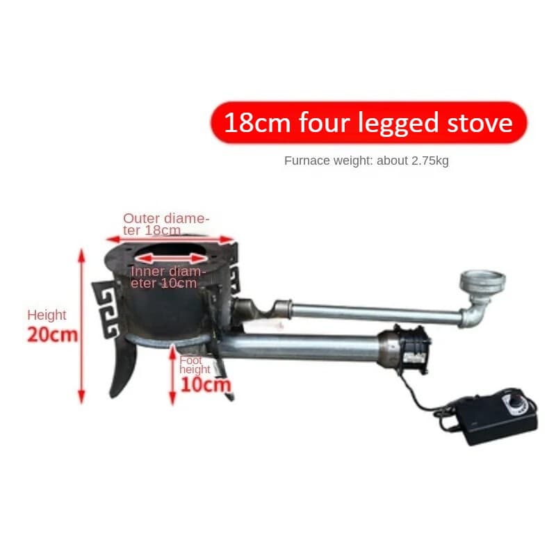 Farm Stove Waste Oil Burner With Blower Home Shed Heating Boiler Burning Furnace