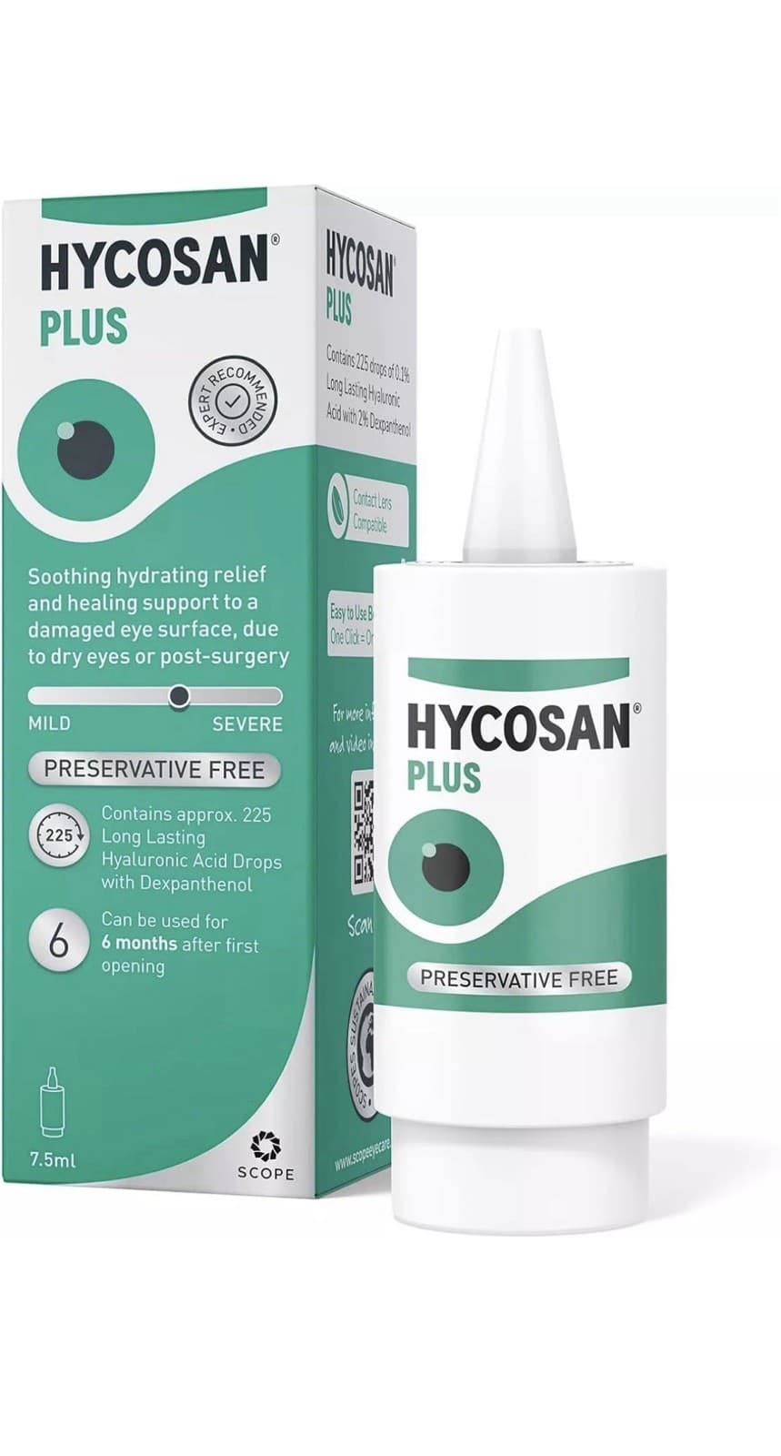 Hycosan Plus 7.5ml. Helps Support Healing Of Eye Surface 7.5ml -  Exp 11/2027