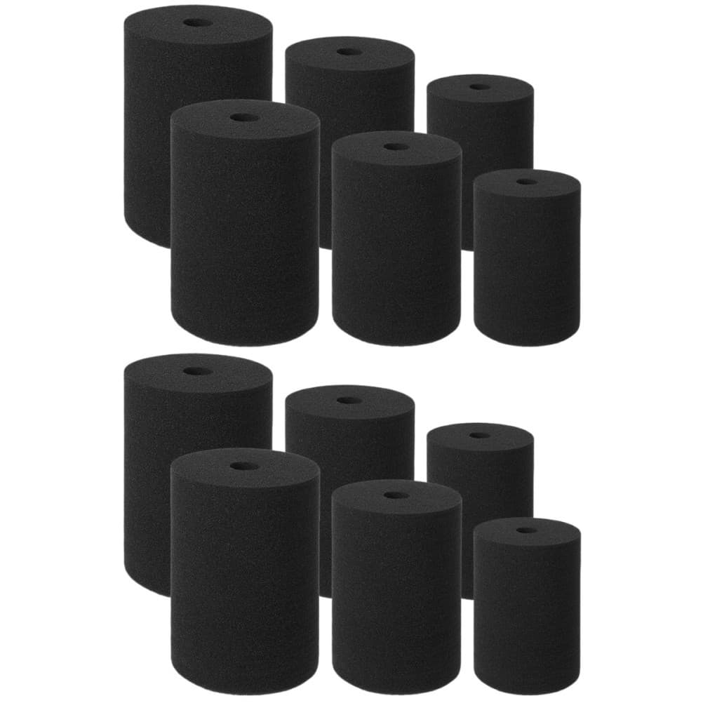 2 Sponge Cylinder Cup Turner Replacements Insert Cleaning Sponges
