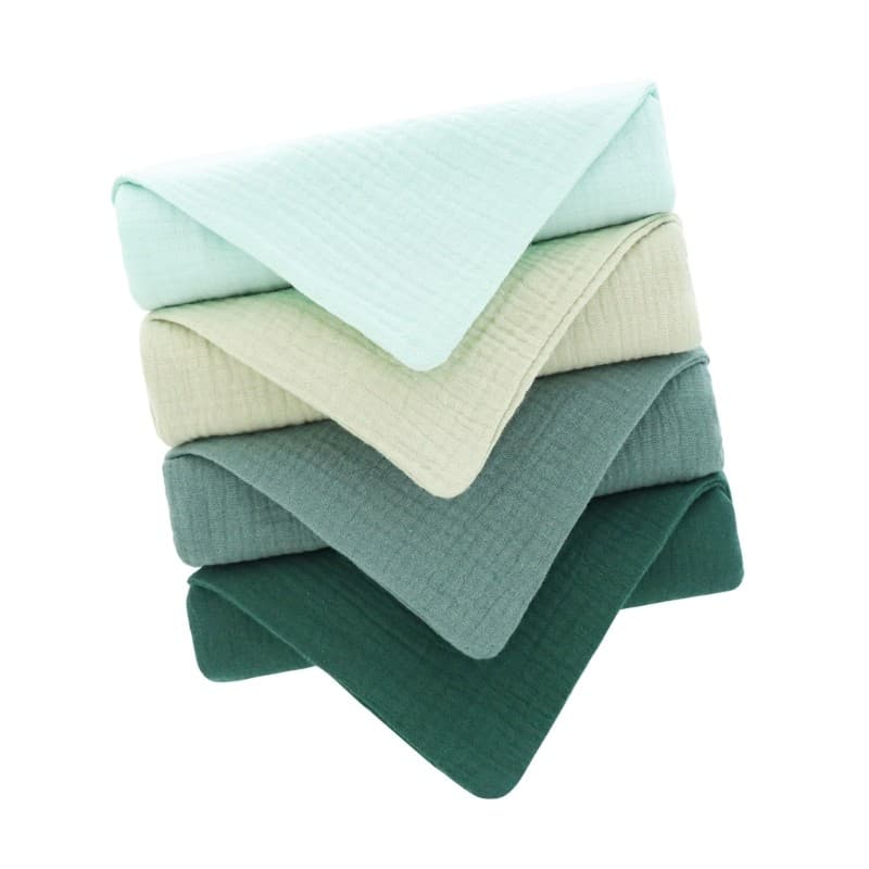 4Pcs Multipurpose Baby Face Cloth Breathable Cotton Gauze Washable Essential