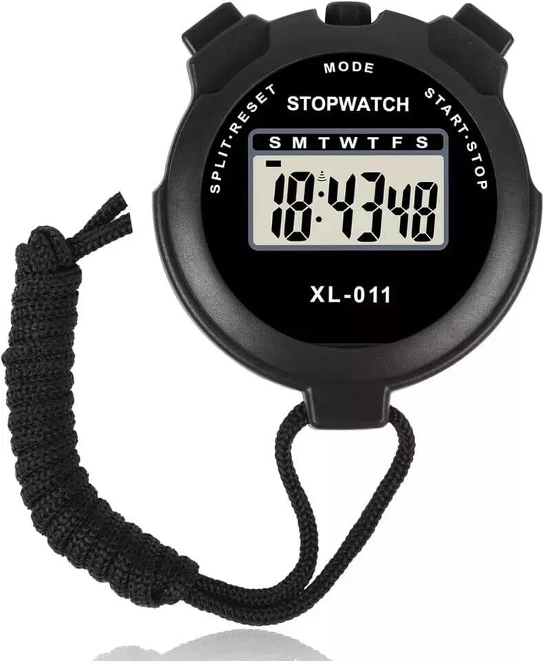New Digital Handheld Sports Stopwatch Stop Watch Timer Alarm Counter UK Seller