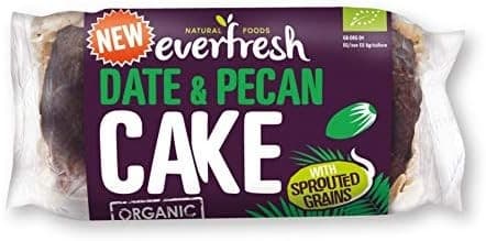 Everfresh Natural Foods Organic Sprouted Date and Pecan Cake 350g-8 Pack view 2