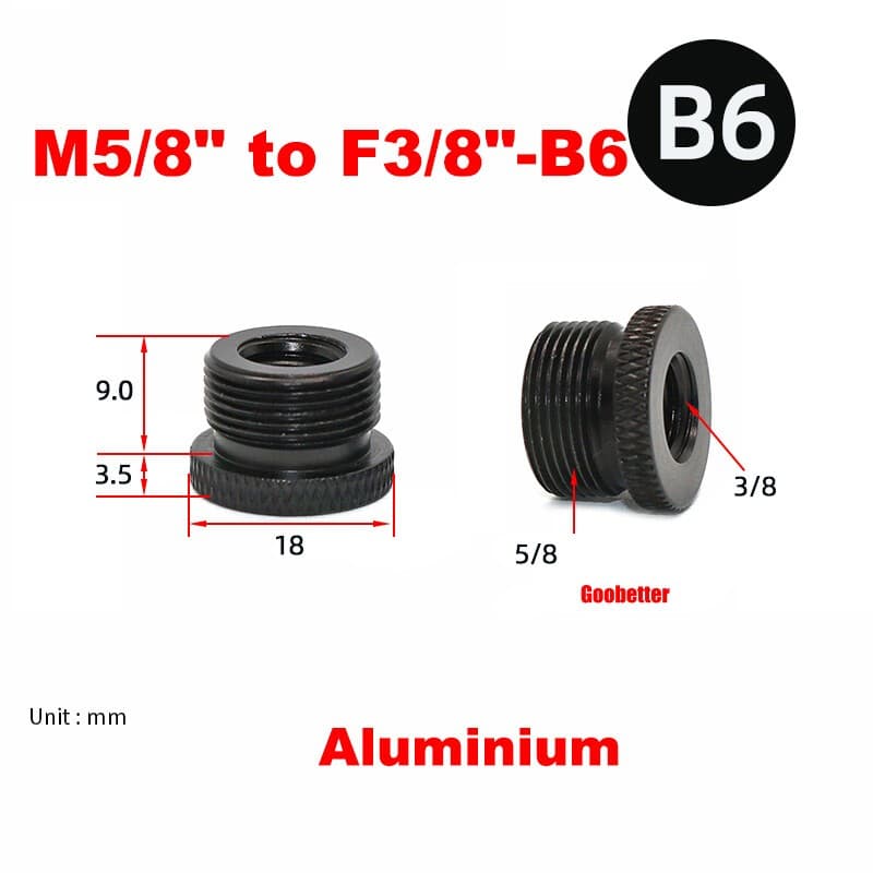 1/4\" 3/8\" 5/8\" Camera Monopod Tripod Adaptor Thread Screw Bushing Mount Fittings