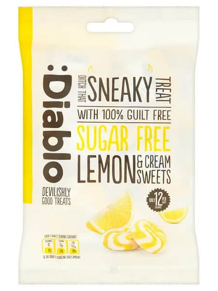 Lemon and Cream Sweets 75g (Diablo)