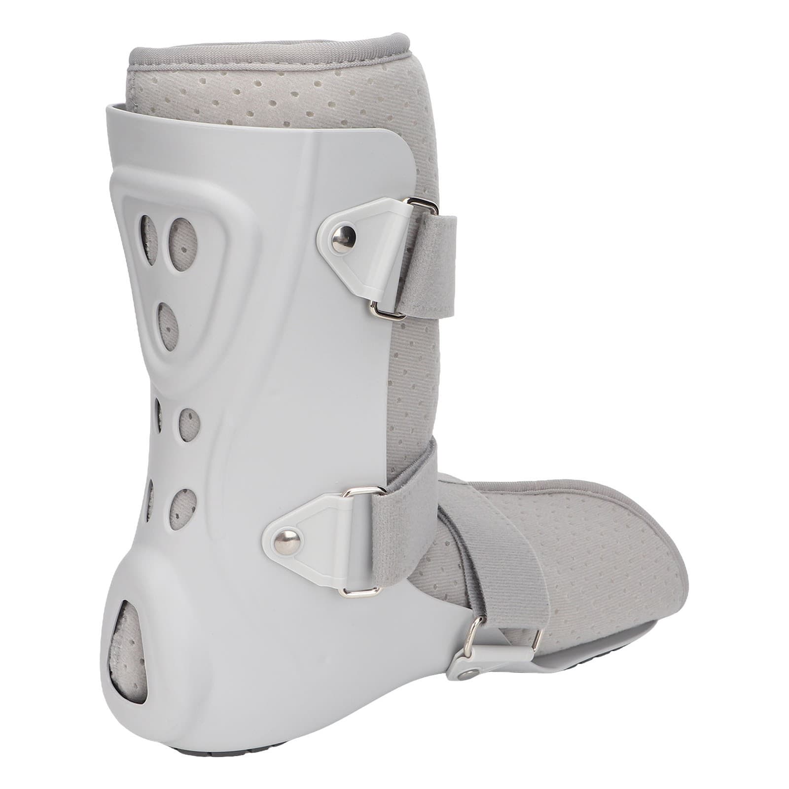 (L Right Foot)Walking Boot Ankle Brace Adjustable Breathable Firm Support Easy view 2