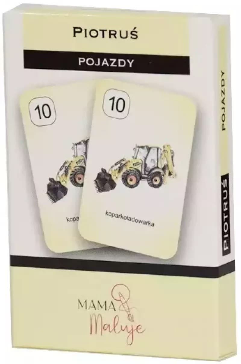 Karty Piotruś - Pojazdy Mama Maluje