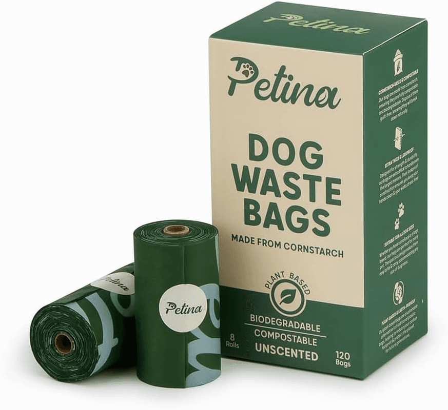 100% Compostable Dog Poo Bags - Planet Friendly| Biodegradable| Plant Based Dog