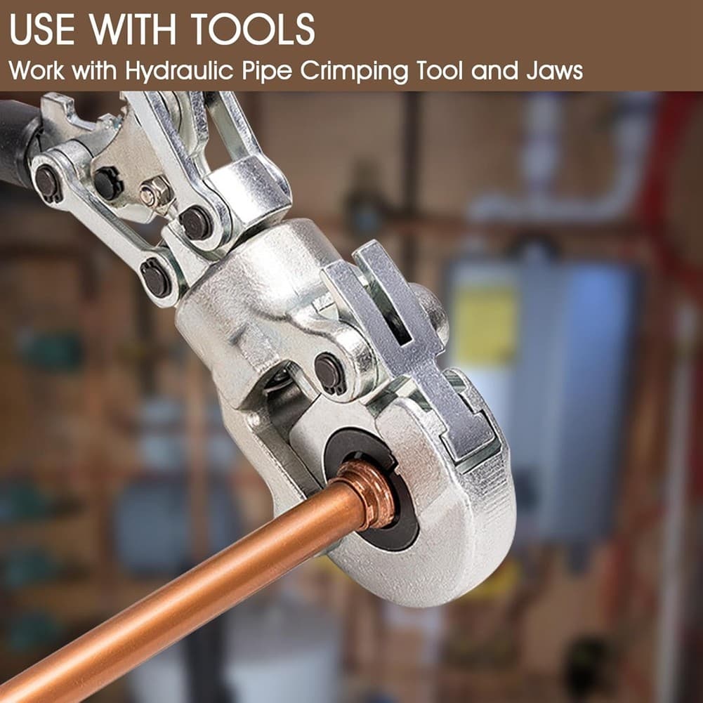 Copper Press Fittings,1/2inch Copper Coupling with Stop 1/2-Inch  Zero3698 view 2