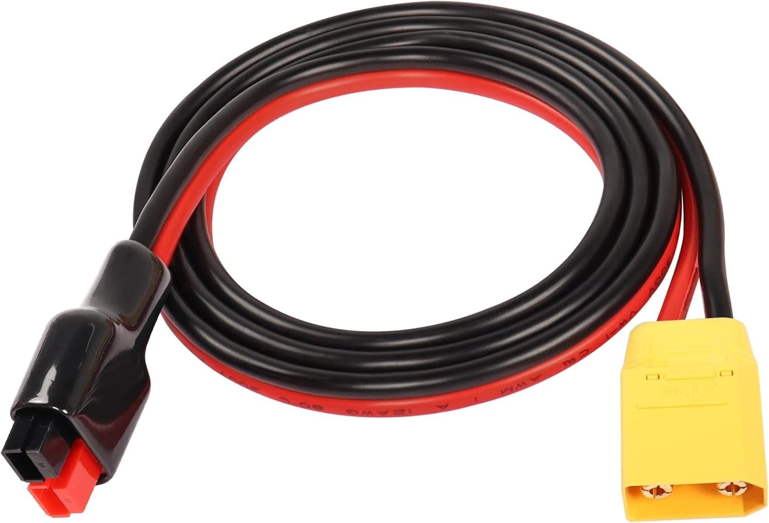 Solar Connector to XT90 Cable 12AWG 1M XT90 Male to 45A Solar Panel Connector Ex