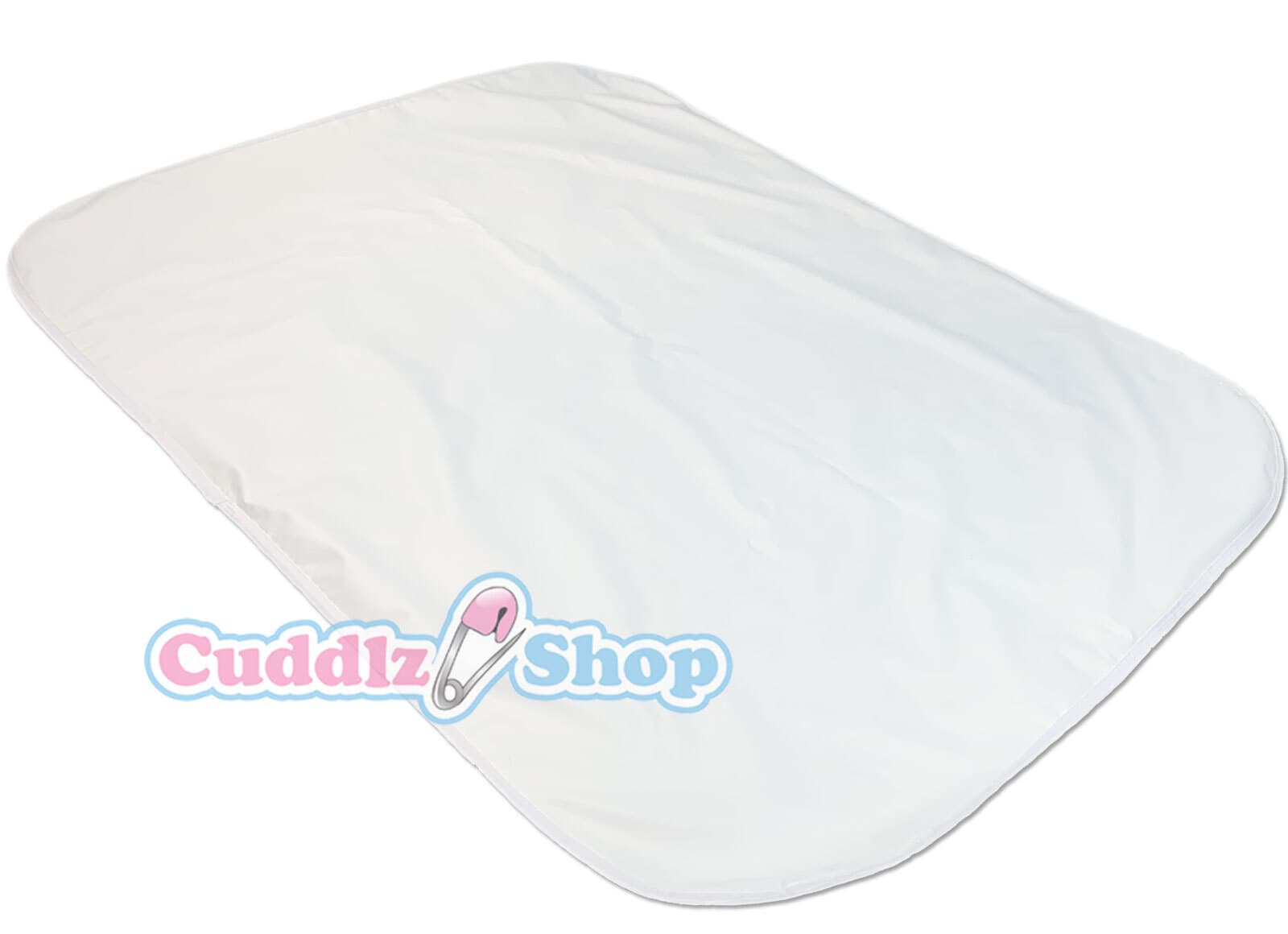 Cuddlz Green Camouflage Fleece And White PVC Adult Sized Changing Mat Reversible view 2