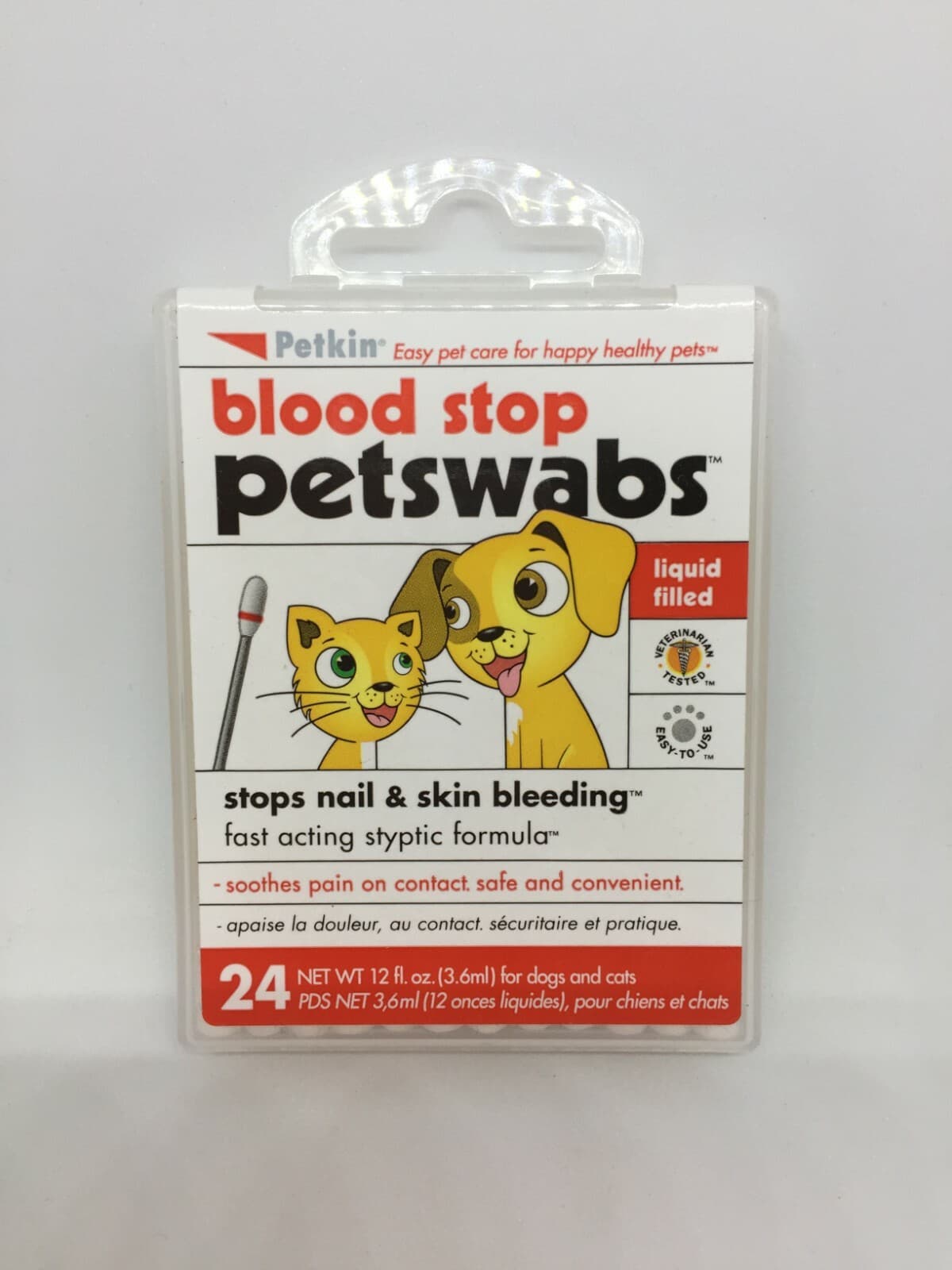Petkin Blood Stop Swabs - Stop Skin and Nails Bleeding