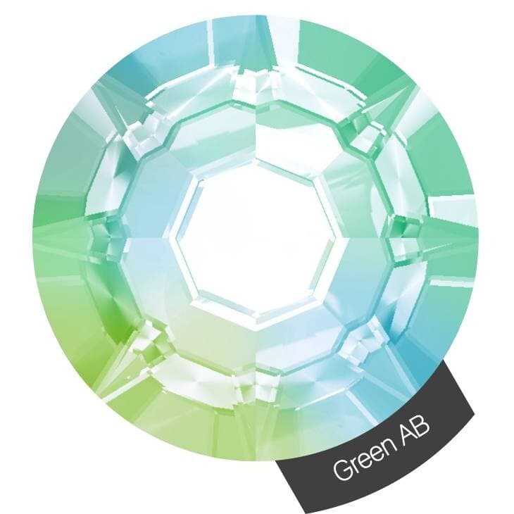 HALO CREATE - Crystals - Green AB Size 3