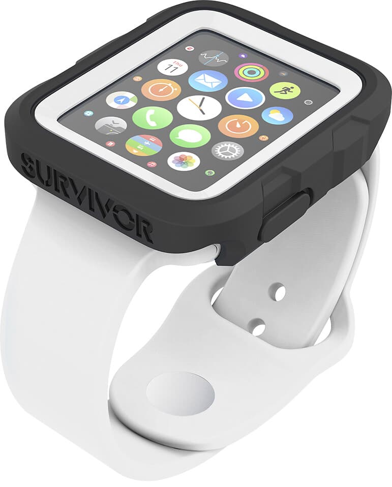 GRIFFIN APPLE WATCH 1 / 2 / 3 42MM SURVIVOR TACTICAL IMPACT PROTECT CASE | WHITE