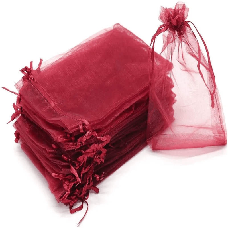20-100PCS Fruit Netting Bags Mesh Plant Protection Bags for Grapes Strawberry