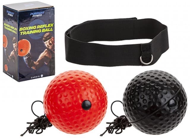 2 x Speed Boxing Fight Ball Punch Exercise Head Band Reflex Speed Training