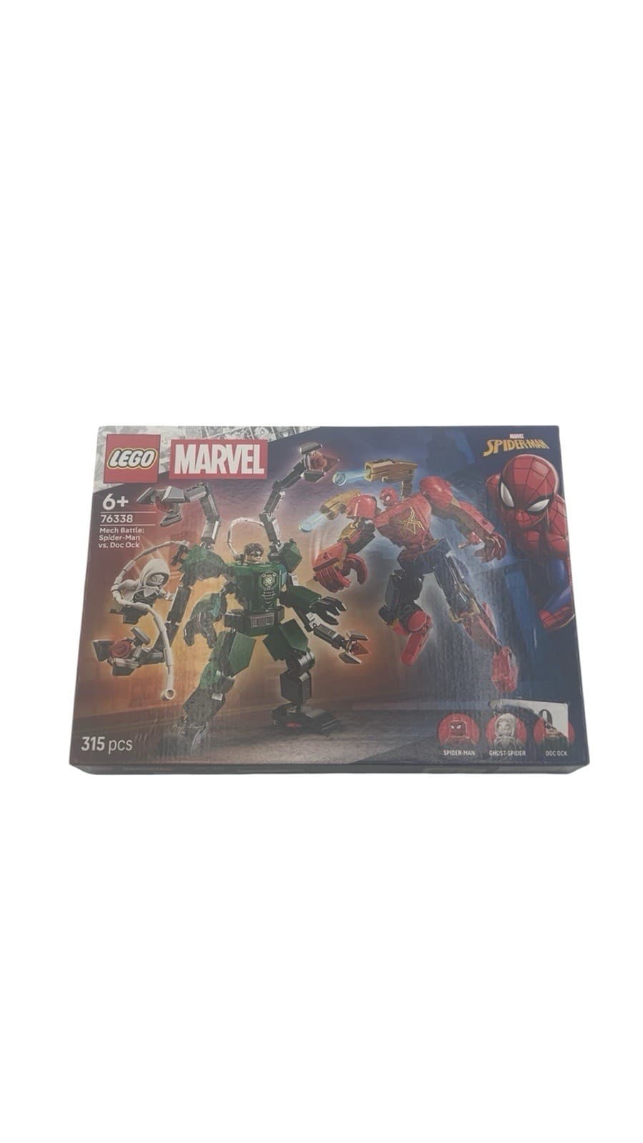 LEGO Marvel : Mech Battle: Spider-Man vs. Doc Ock (76338) 6+ New and sealed