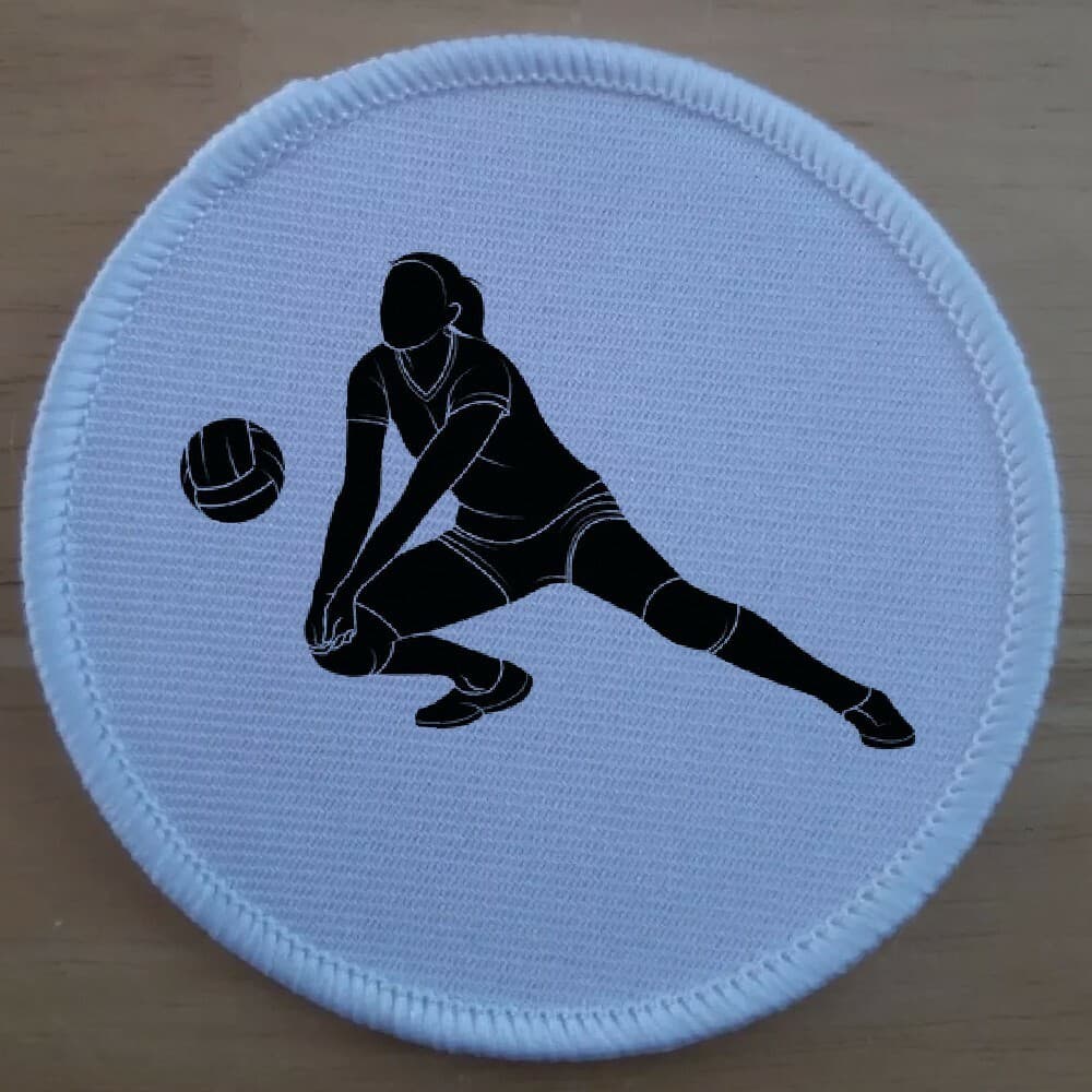 Volleyball Patch Badge 3\" Sublimation