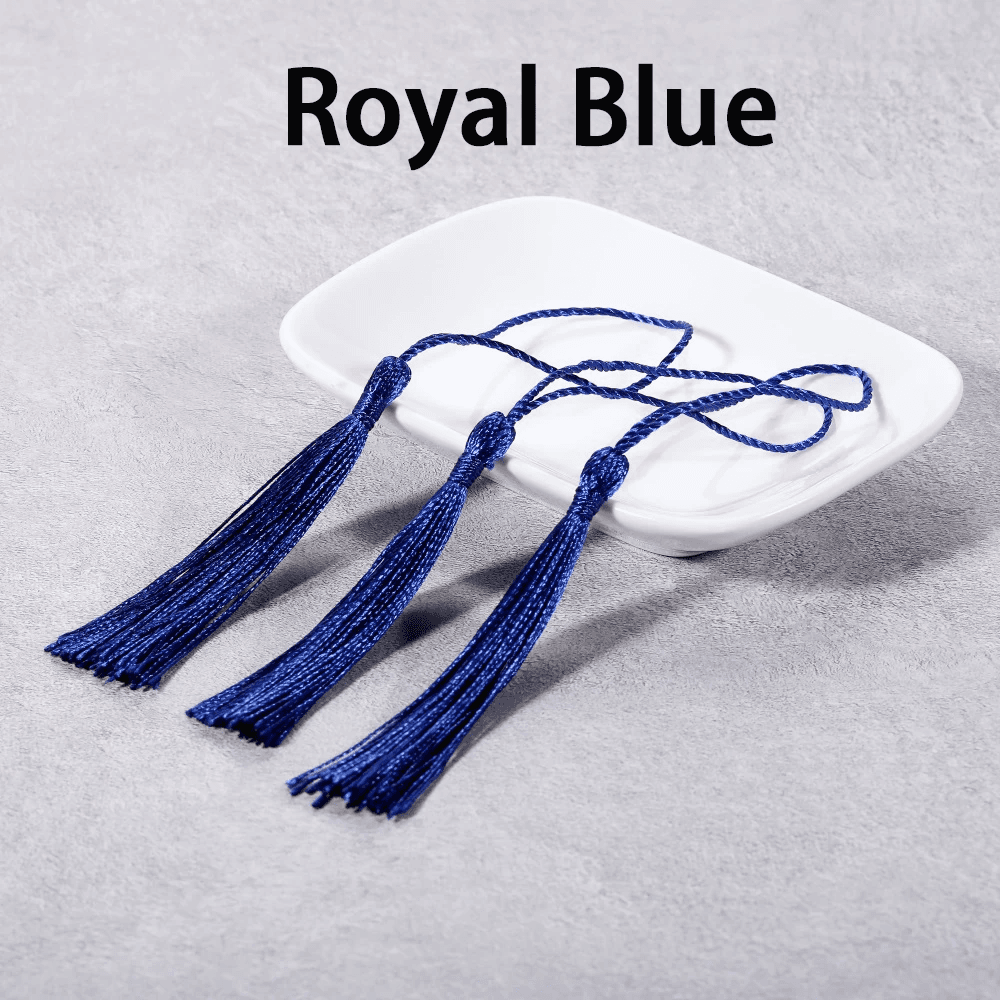 10-30Pcs 70mm Silk Tassel Fringe DIY Keychain Earrings Craft Charms