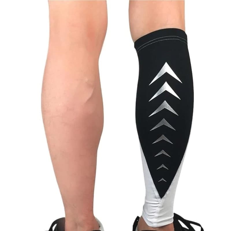 Elastic Support Leg Sleeve That Reduces Muscle Fatigues for Running Cycling
