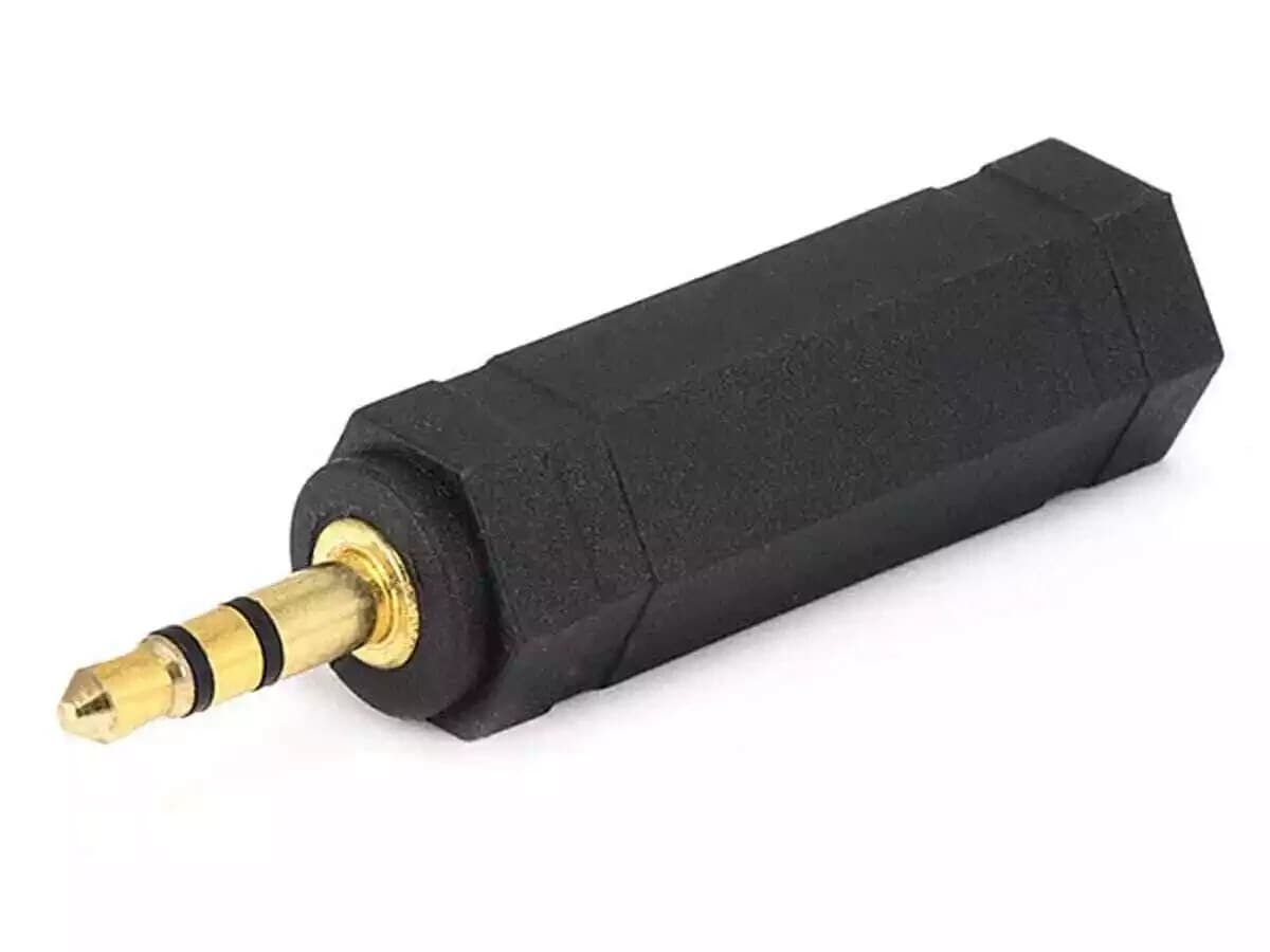 Audio 3.5mm Male to 6.35mm 1/4\" Female Jack Stereo Adapter Connector Converter