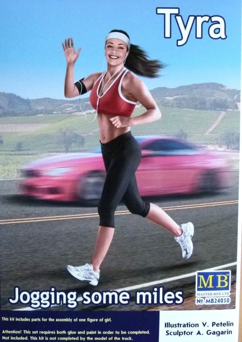 Masterbox 1:24 Tyra \"Jogging Some Miles\" Figure Model Kit
