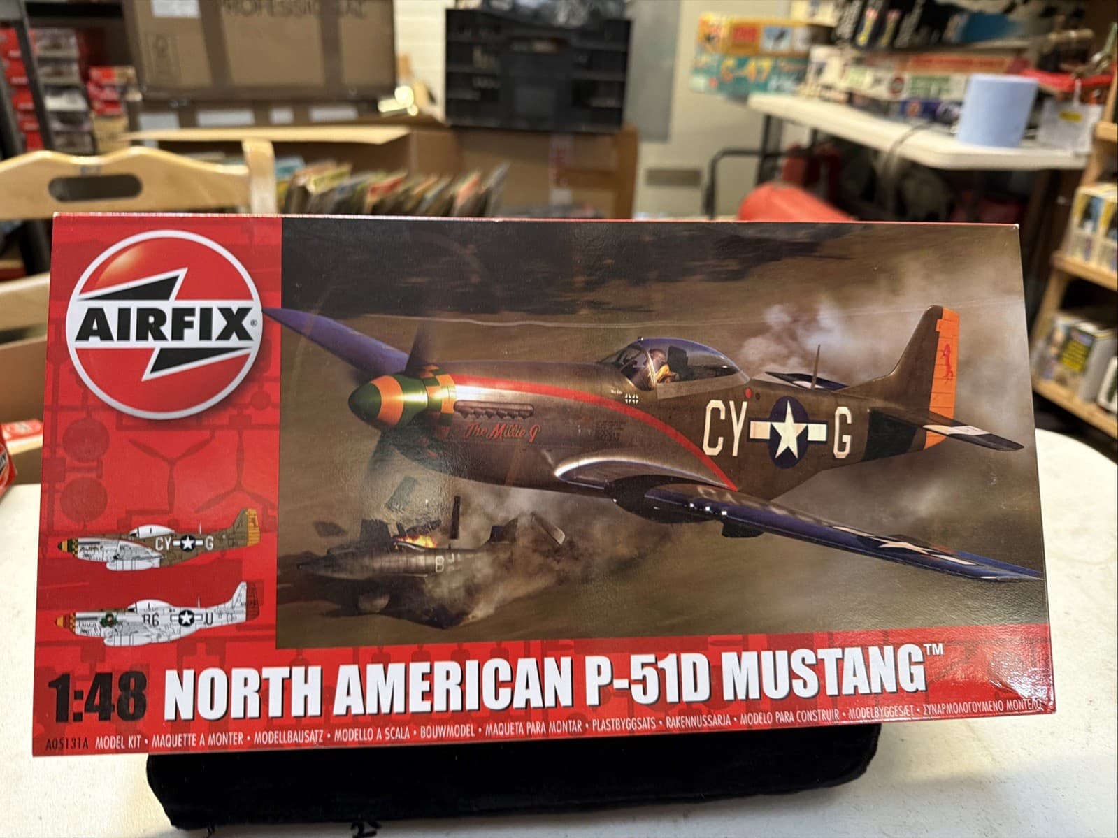 Airfix A05131A US North American P-51D Mustang (1:48 Scale)