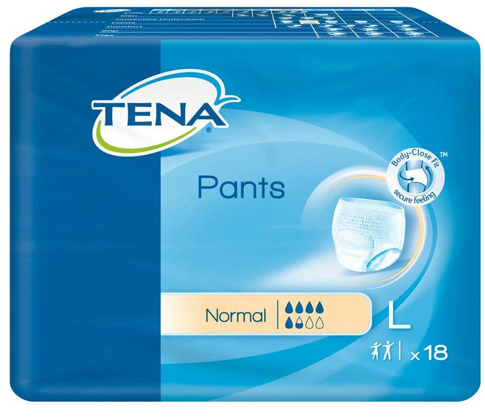 Tena Incontinence Pants Normal Large Pack of 18