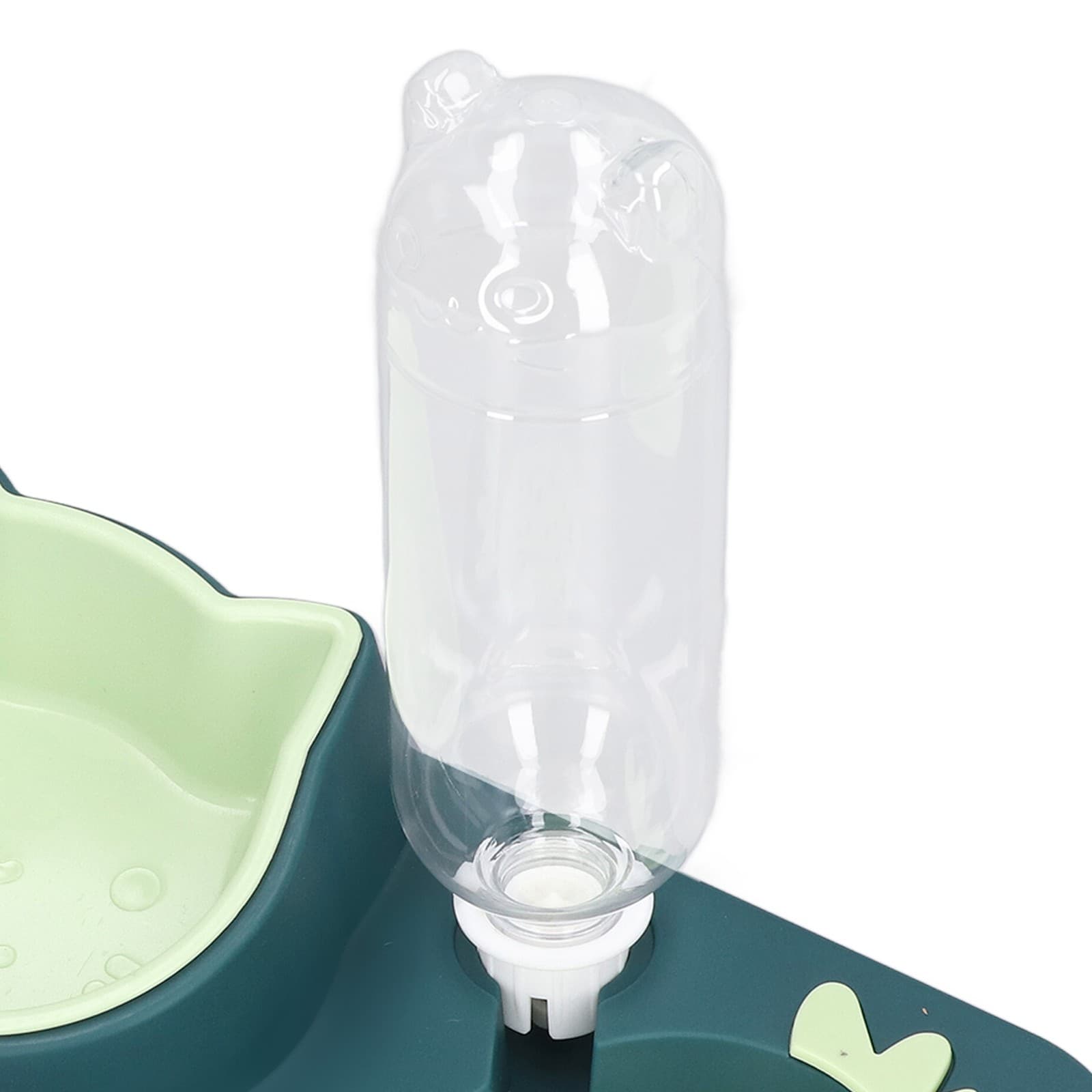 BPet Bowl Food Water 2 In 1 Pet Bowl With Automatic Waterer Bottle For Dog For