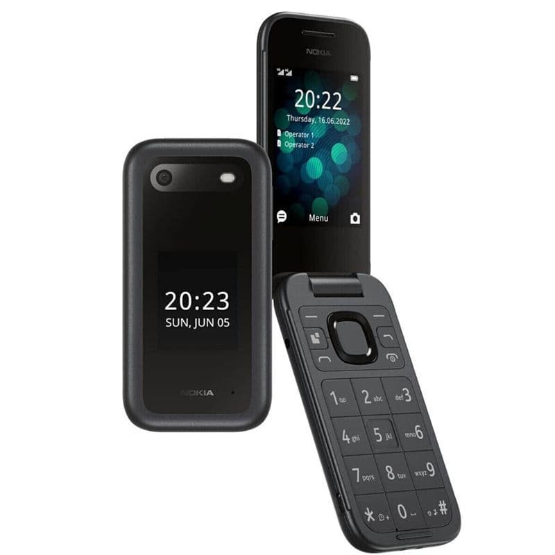 Nokia 2660 Flip 2G Unlocked Dual Sim 2G version BIG BUTTON Mobile Phone 4 Colors