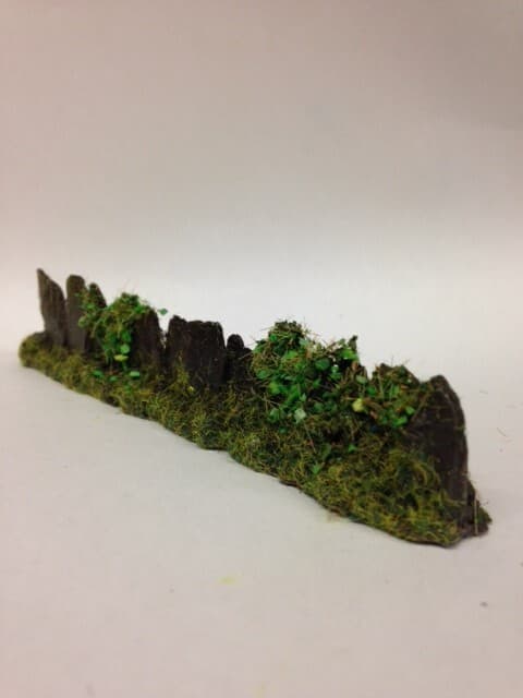 JAVIS SLAB SLATE WALLING and FOLIAGE Ready to use. 1/72,1/76 20MM Scale - PW6