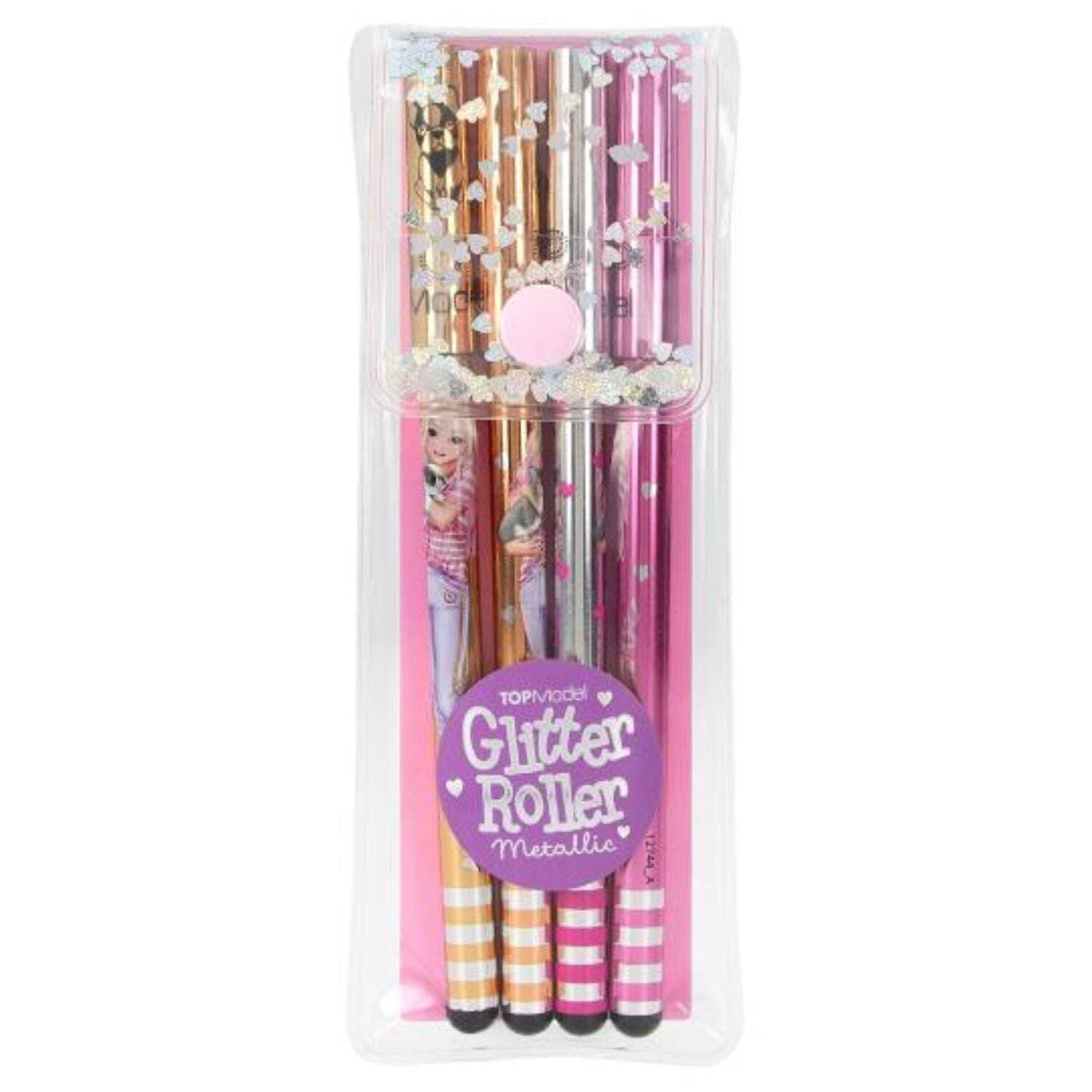 Depesche TopModel Glitter Gel Metallic Pen Set