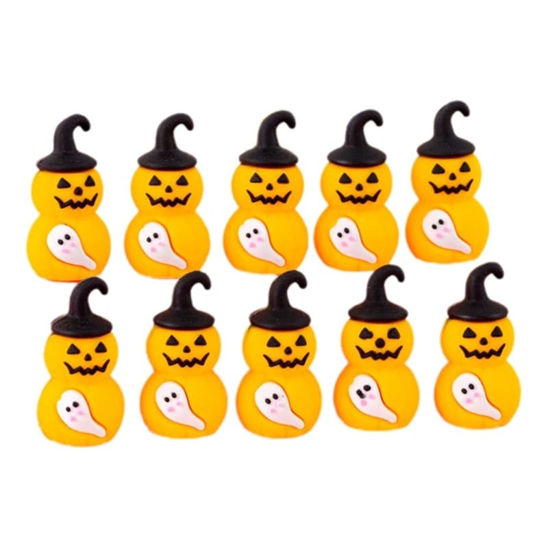10Pcs Christmas Halloween Pencil Caps Chewing-proof Silicone Pencil Caps for Kid