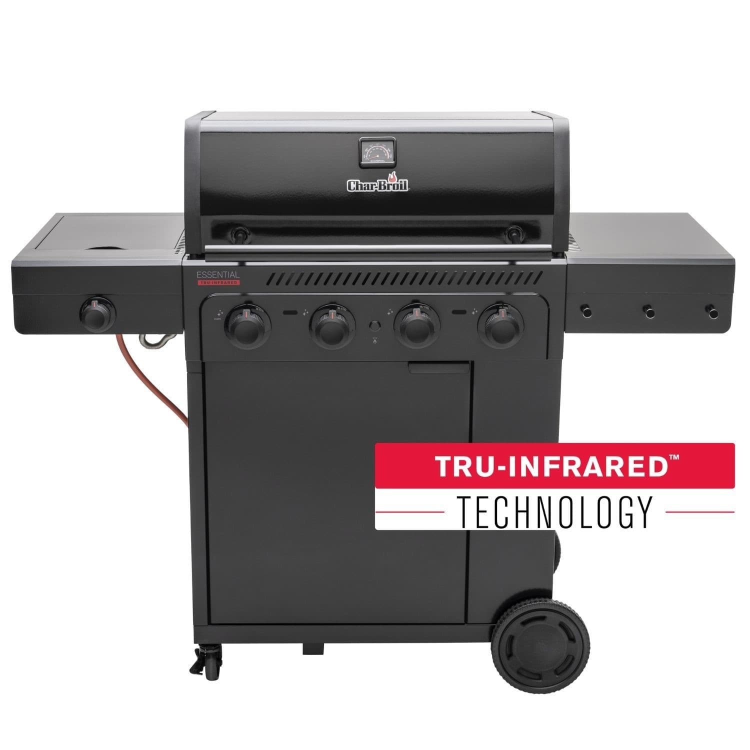 Char-Broil Essential 4G - 4 Burner Gas BBQ Grill - Black 140235