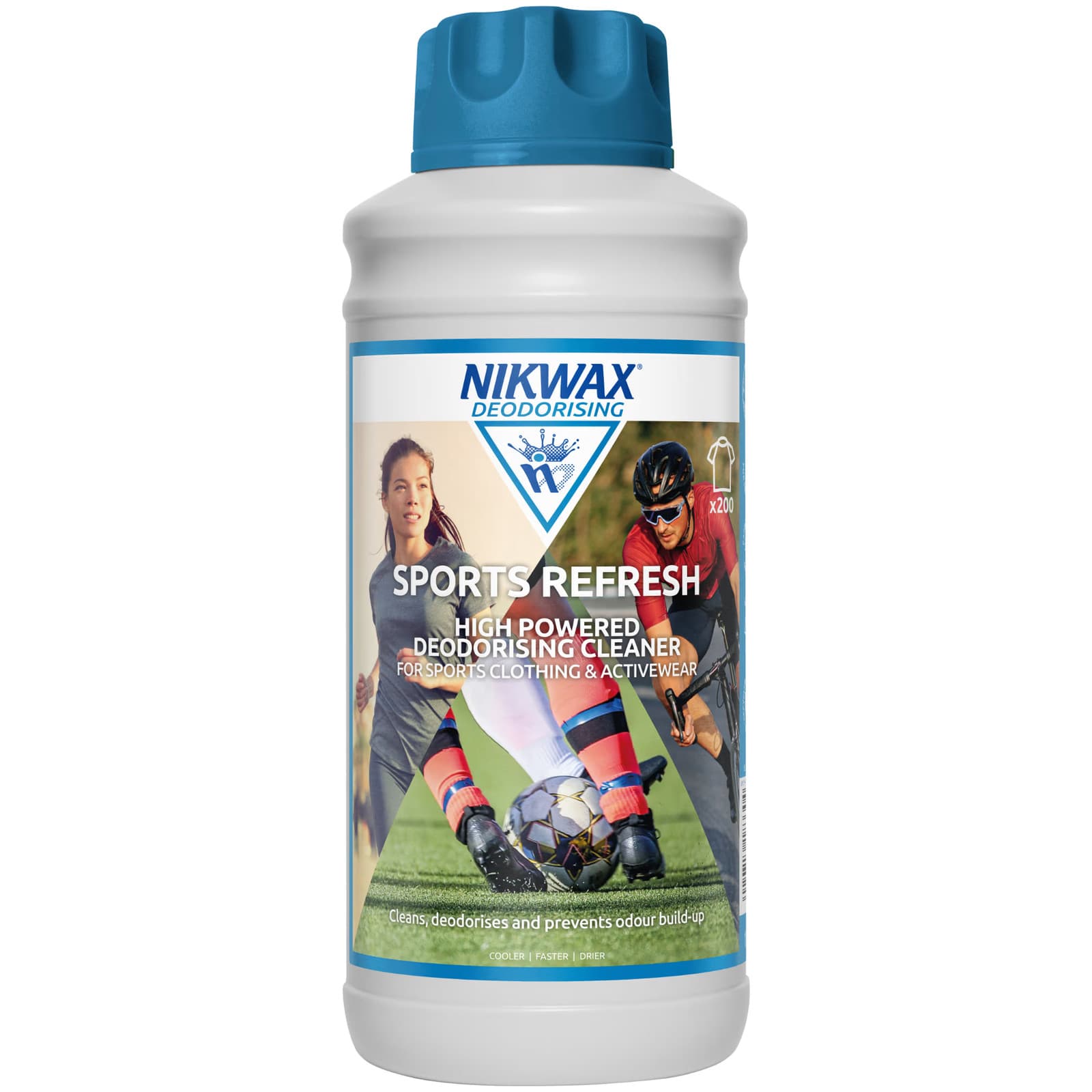 Nikwax Sports Motorcycle Motorbike Outdoor Boots Shoes Refresh Cleaner - 1 Litre