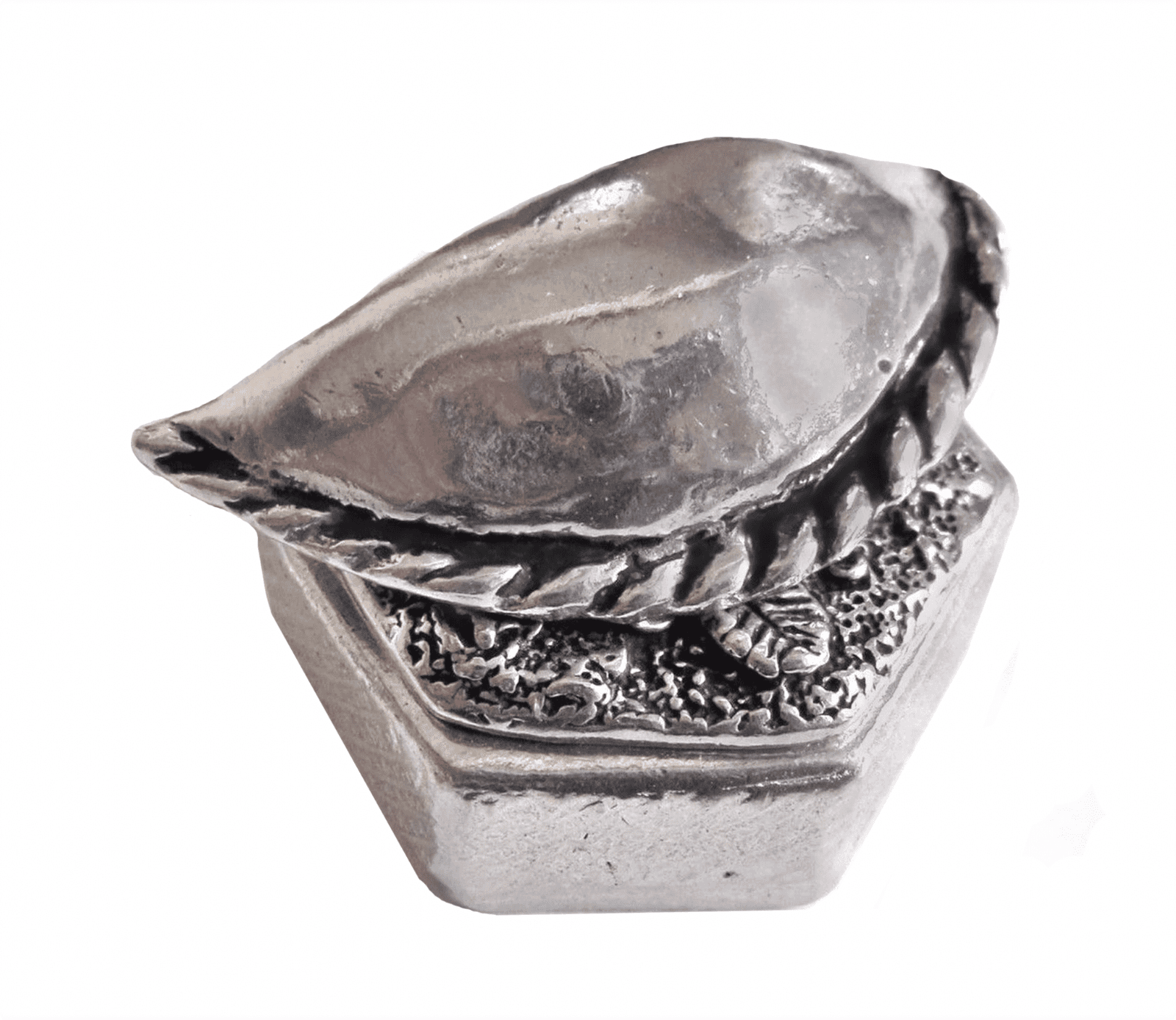 Cornish Pasty Pewter Trinket Box - Hand Made in Cornwall