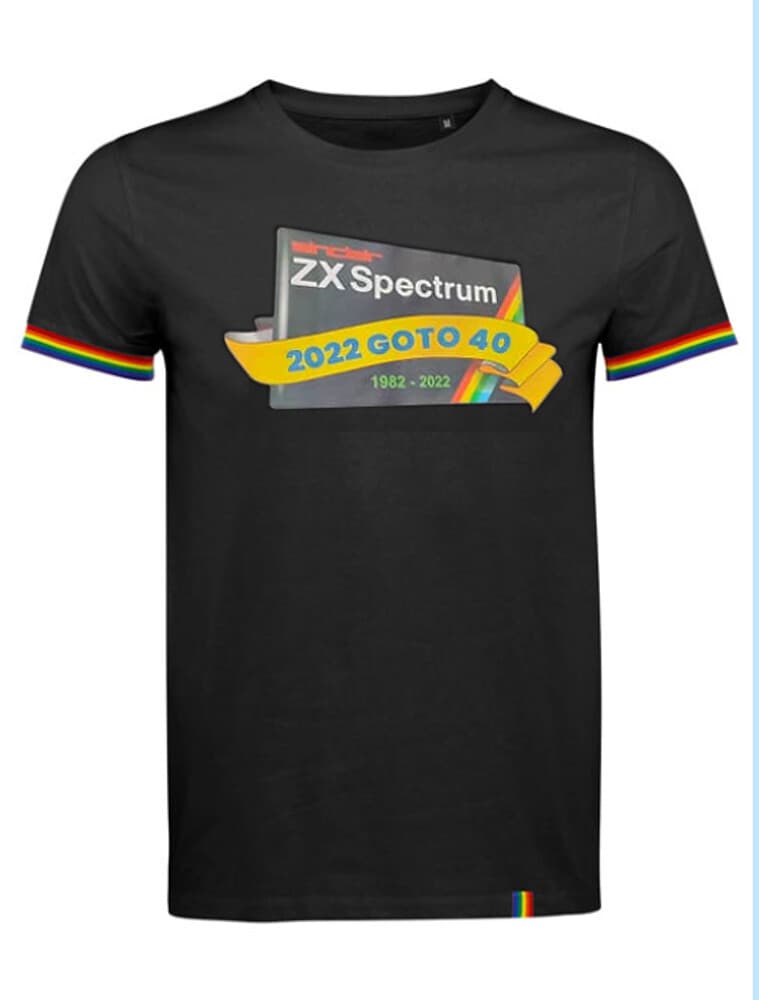 Sinclair ZX Spectrum - Spectrum40 SOLS T-Shirt 40th Anniversary - Medium 38/40