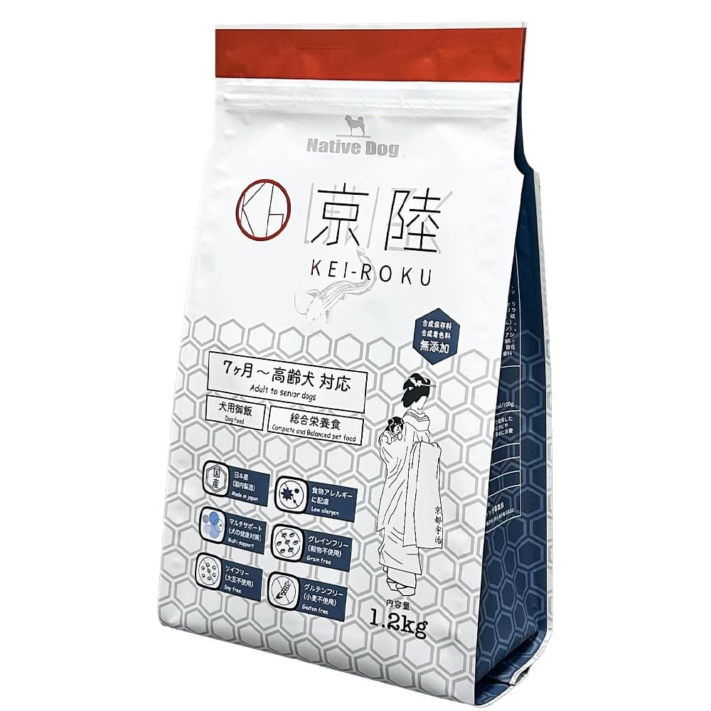 Native Dog Keiroku Multi-Support Dog Food| 1.2Kg (Made In Japan| Suitable For Do