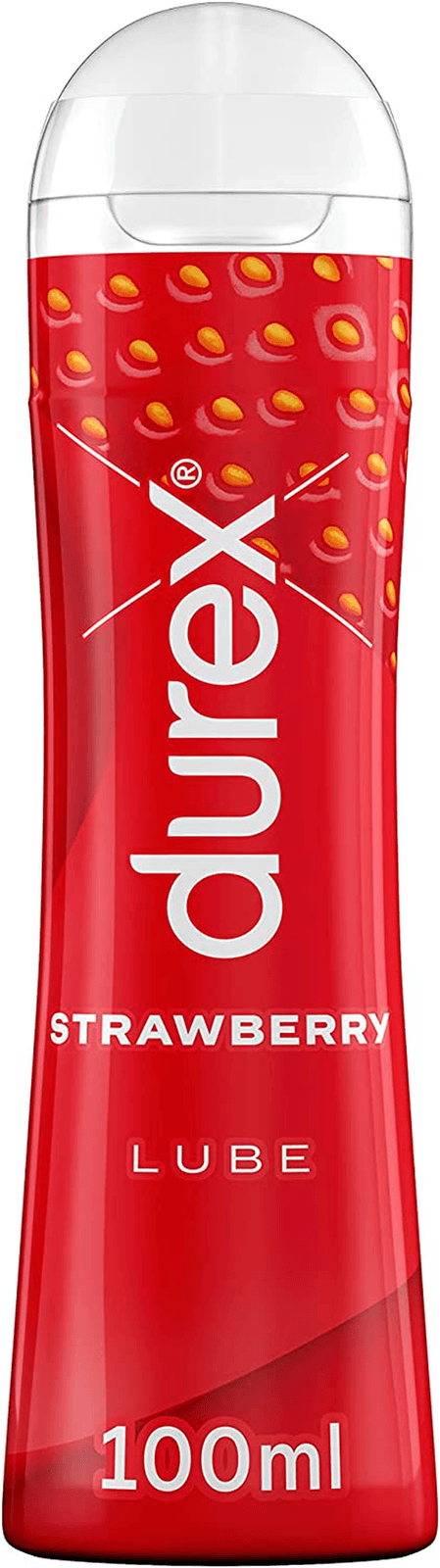 Durex Water Based Lube Strawberry Flavoured Edible Gel 100Ml