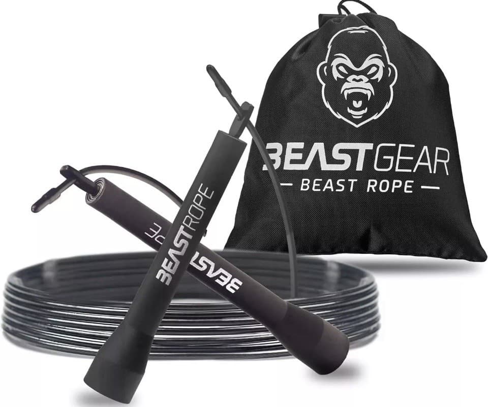 Skipping Rope Adult Boxing Speed Fitness Jump for MMA HIIT Workout PVC