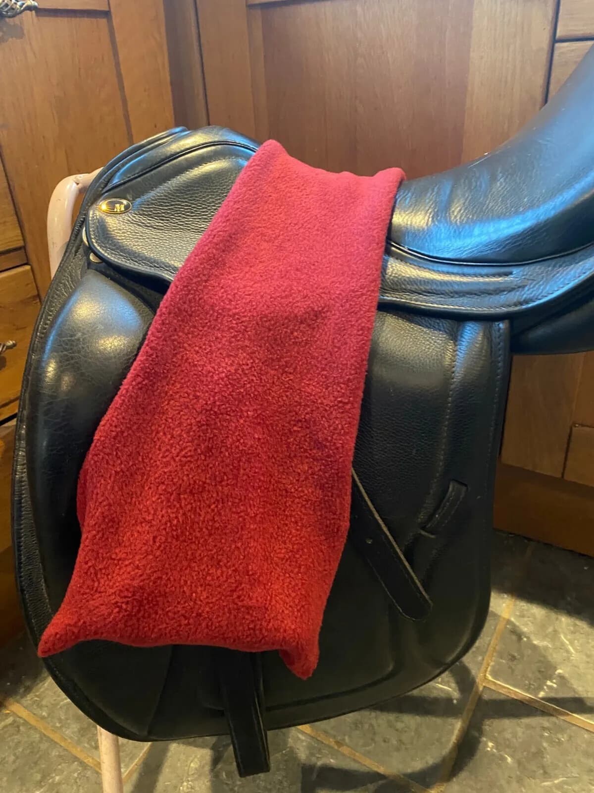 New FLEECE Over Saddle STIRRUP COVERS Bags PROTECTORS Many Colours