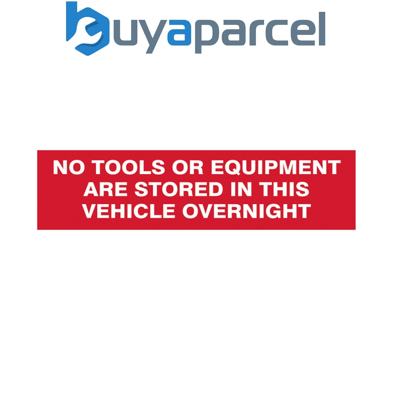 Scan 5256 No Tools Or Equipment Stored In This Vehicle Overnight - SAV/CLG 200 x