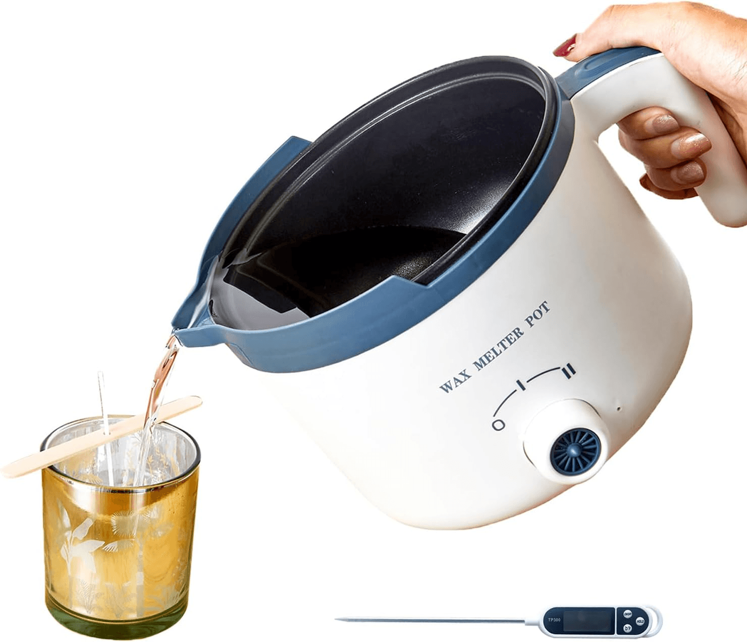 Electric Wax Melter| Candle Wax Melter for Candle Making with Lid| Double Boiler