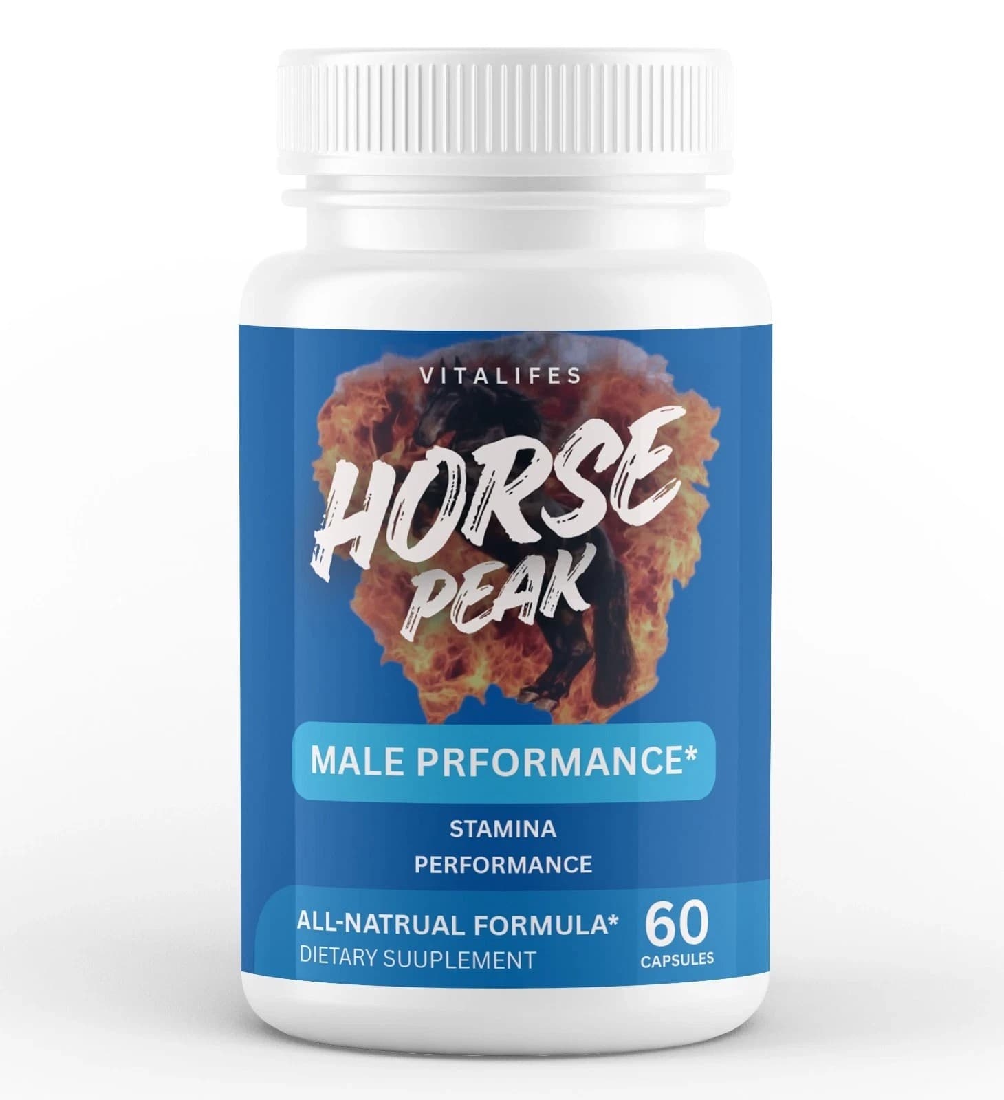 (1 Pack) Horse Peak Advanced Energy and Fitness Formula VItamin HorsePeak 60 Caps